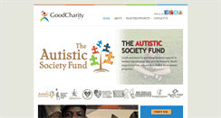 Desktop Screenshot of goodcharityfund.org